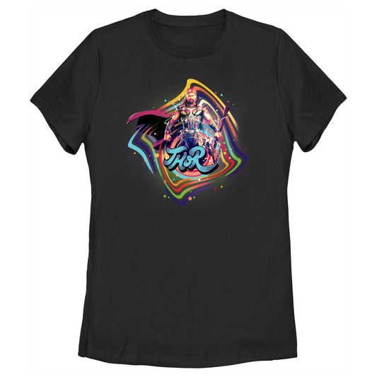 Women's Marvel Thor Love and Thunder Groovy Thor T-Shirt