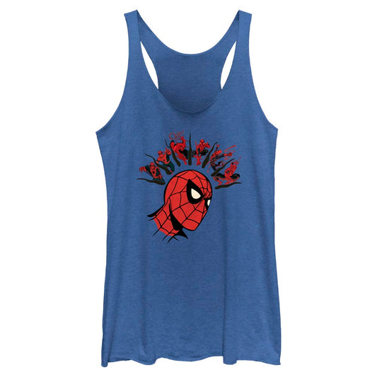 Junior's Marvel Spider-Man Beyond Amazing MULTIPLE SPIDEY SENSES Tank Top